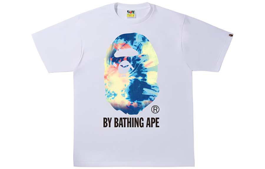 A BATHING APE Bape Tie Dye By Bathing Ape Tee