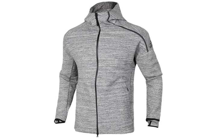 Adidas Adidas Jackets Men's Gray Hooded Moderate Other