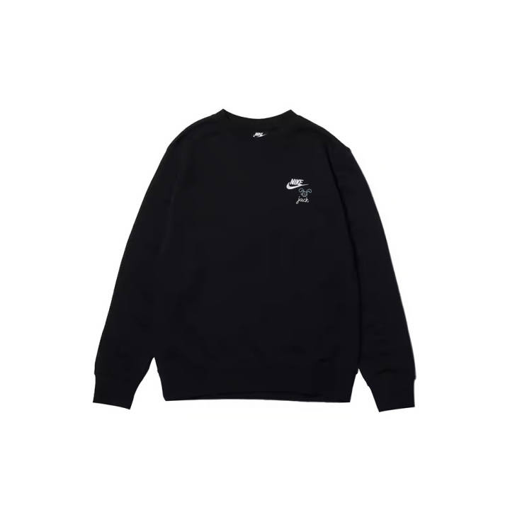 Nike Nike Sweatshirts Men's Black Crew Neck Moderate Regular