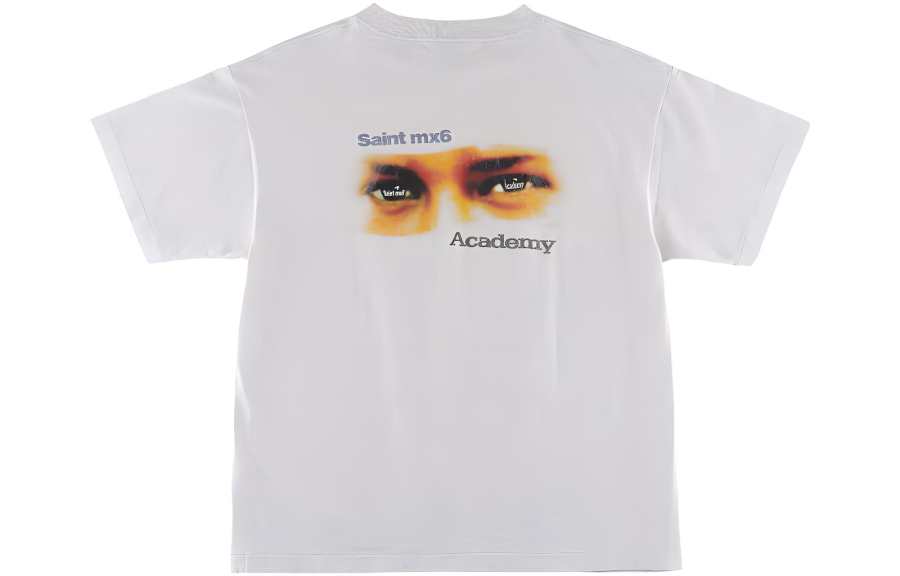 SAINT Mxxxxxx T Shirts Men's White Crew Neck Moderate