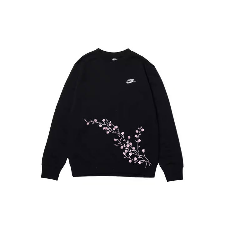 Nike Nike Sweatshirts Men's Black Crew Neck Moderate Regular