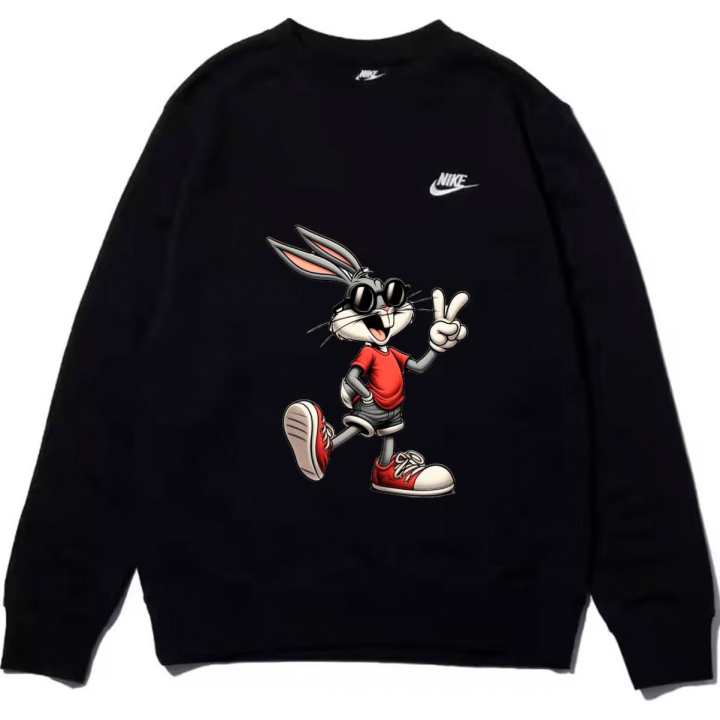 Nike Nike Sweatshirts Unisex Black Crew Neck Moderate Regular