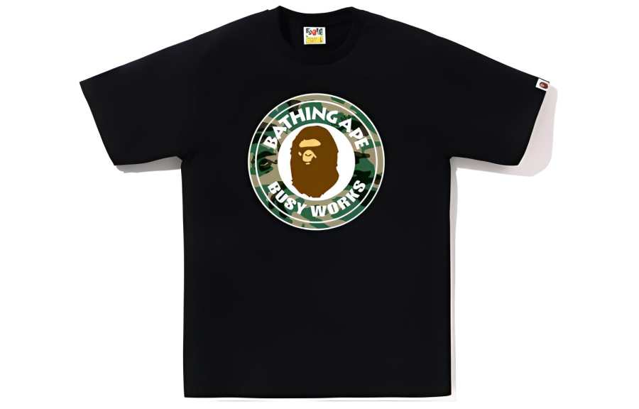 A BATHING APE Bape Abc Camo Busy Works Tee