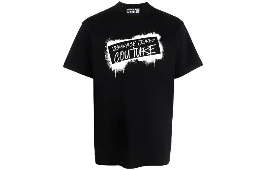 VERSACE JEANS COUTURE 【Best of: PromotionsPrevious Season】logo-print cotton T-shirt