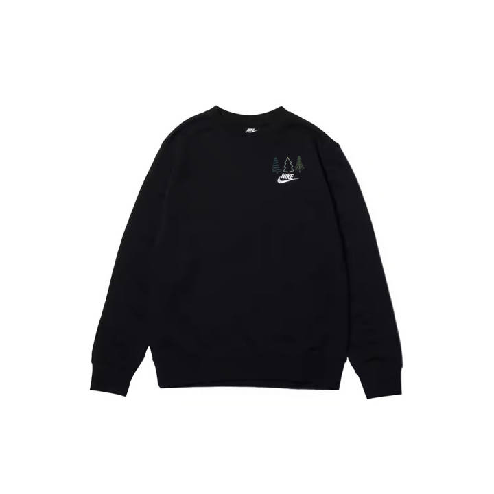 Nike Nike Sweatshirts Men's Black Crew Neck Moderate Regular