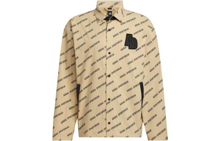 Adidas Adidas Jackets Men's Beige Lapel Moderate Other