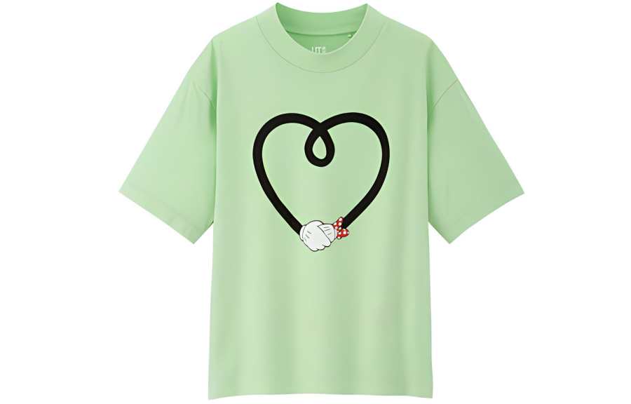 UNIQLO X AMBUSH T Shirts Women's Crew Neck Moderate Straight Fit