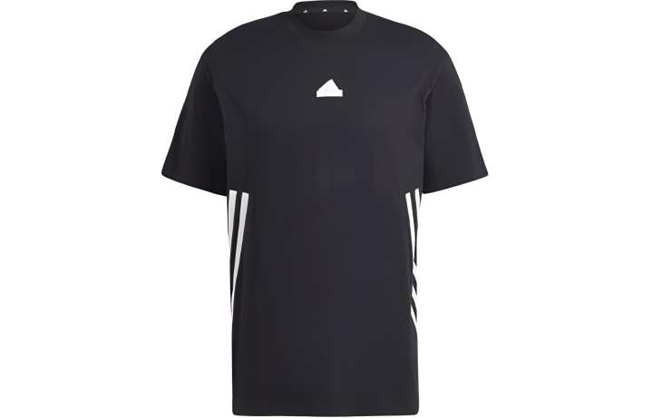 Adidas Adidas Future Icons 3 Stripes Tee T Shirt Men's Black