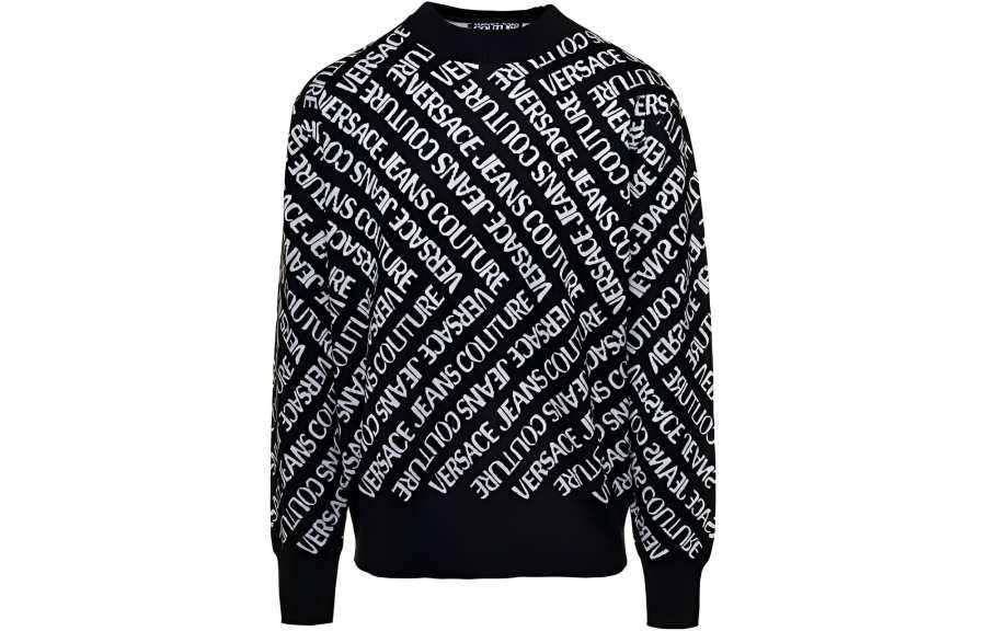 VERSACE JEANS COUTURE 【Best of: PromotionsPrevious Season】logo-pattern print jumper