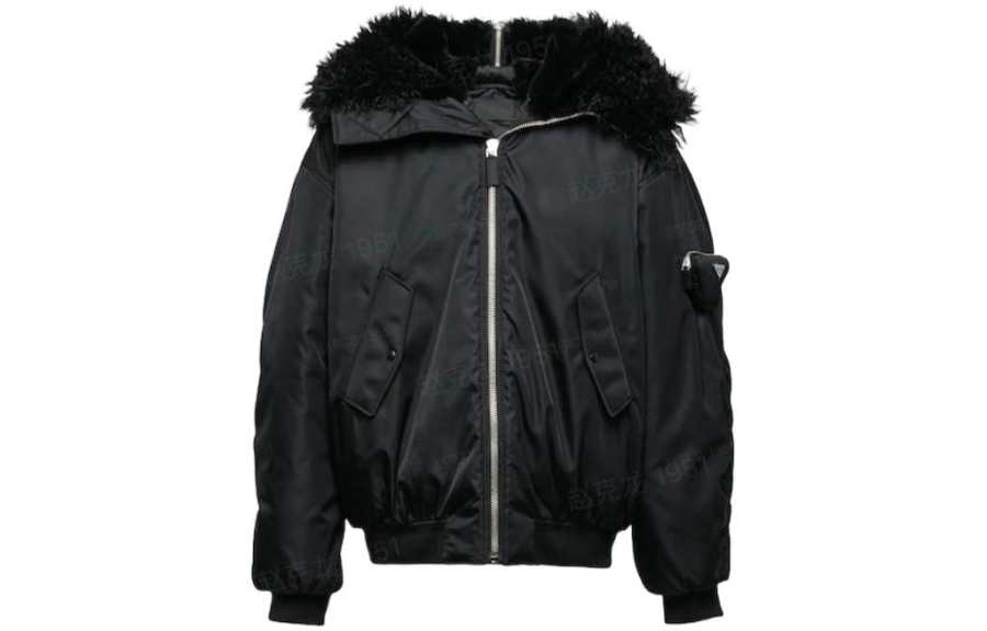 PRADA PRADA Jackets Men's Black Moderate