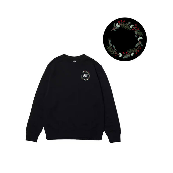 Nike Nike Sweatshirts Men's Black Crew Neck Moderate