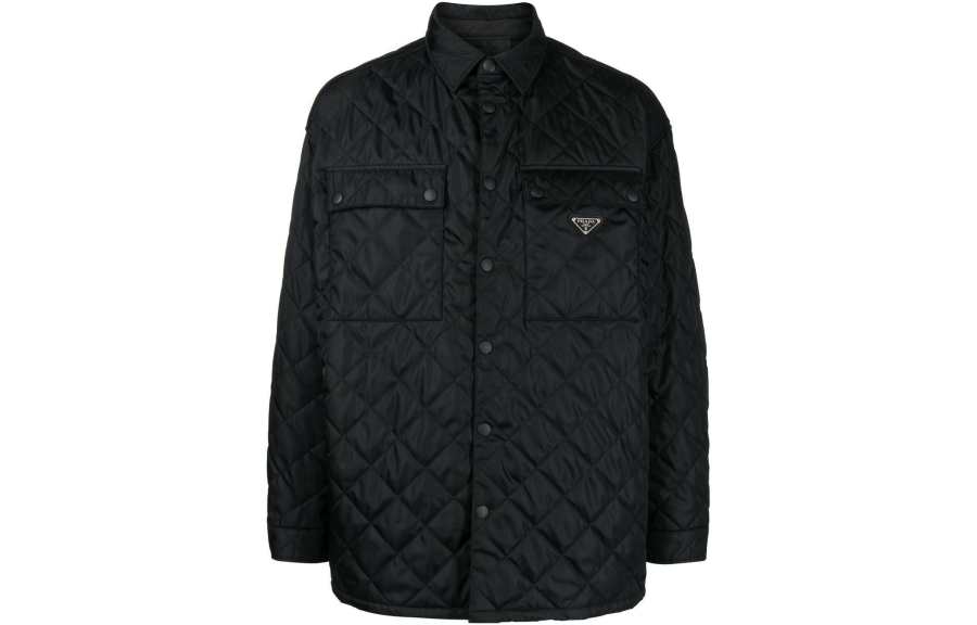 PRADA PRADA Jackets Men's Black Moderate