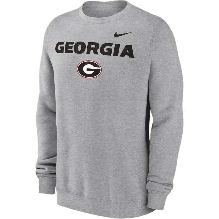 Nike Nike GeorgiaPrimary College Sweatshirt Men's Dark Gray Mixed Color
