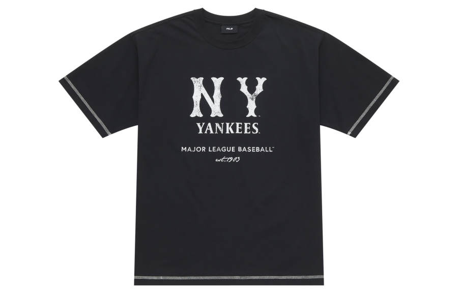 MLB MLB New York Yankees Basic Collection SS25 T Shirt Unisex Black
