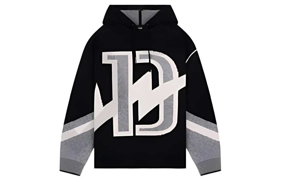 WE11DONE WE11DONE Sweatshirts Unisex Black Hooded Moderate