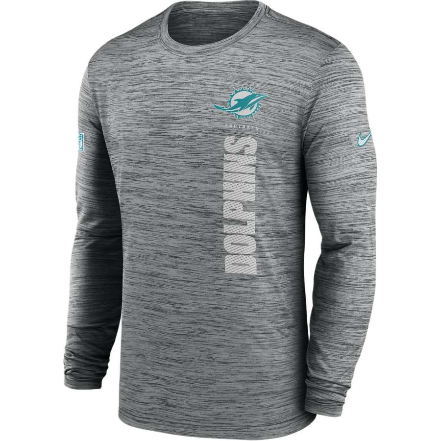 Nike Nike Miami Dolphins Sideline Velocity Men's Nike Dri-FIT Nfl Long-Sleeve T-Shirt