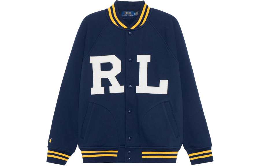 Polo Ralph Lauren Jackets Men's Dark Blue Baseball Collar Moderate Other