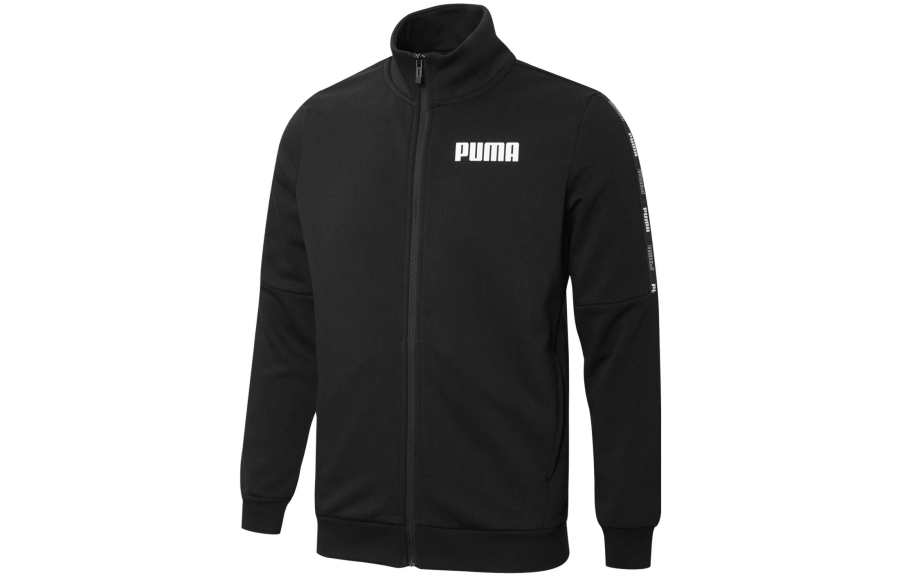 PUMA PUMA ESS Jackets Men's Black Stand Collar Moderate Other