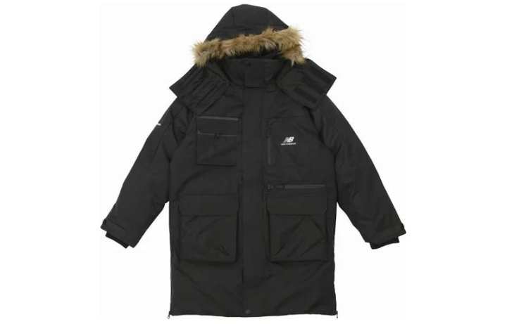 New Balance New Balance Jackets Men's Black Hooded Moderate Other