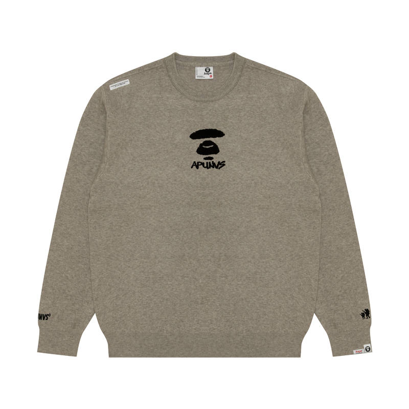 Aape Aape By *A Bathing APE® Logo jacquard Jumper