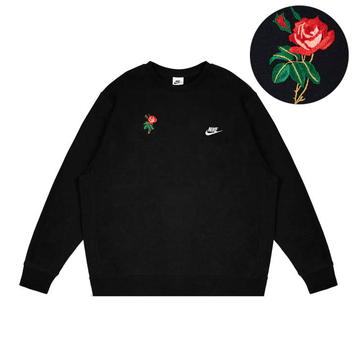 Nike Nike Sweatshirts Unisex Black Crew Neck Moderate Regular