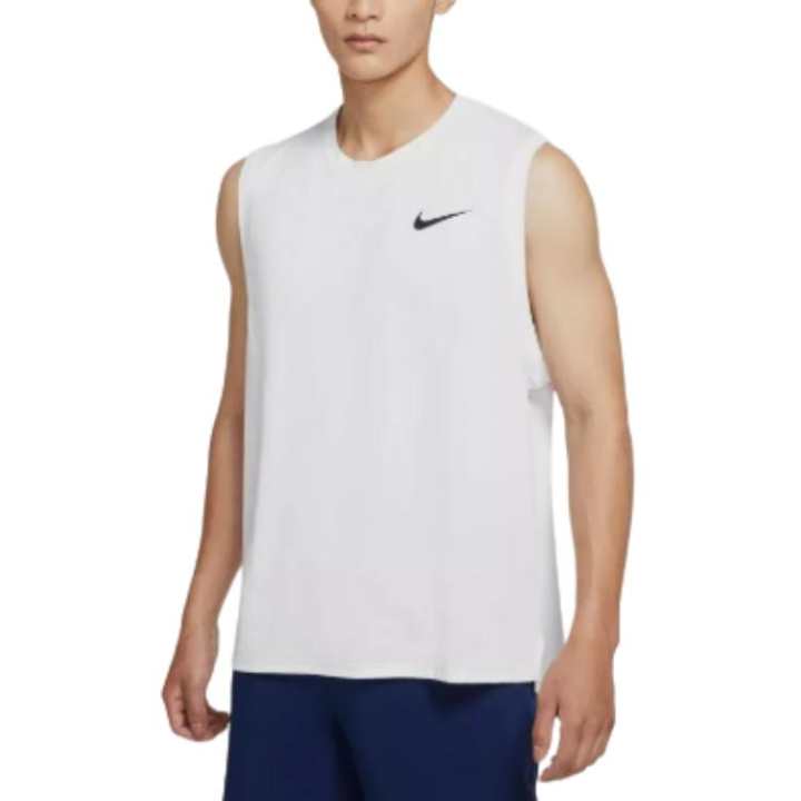 Nike Nike Tank Tops Men's White Crew Neck Moderate Other