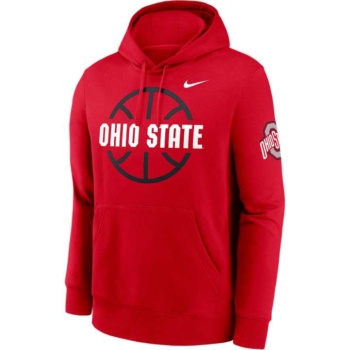 Nike Nike Ohio State Buckeyes Club Basketball Icon College Pullover Hoodie