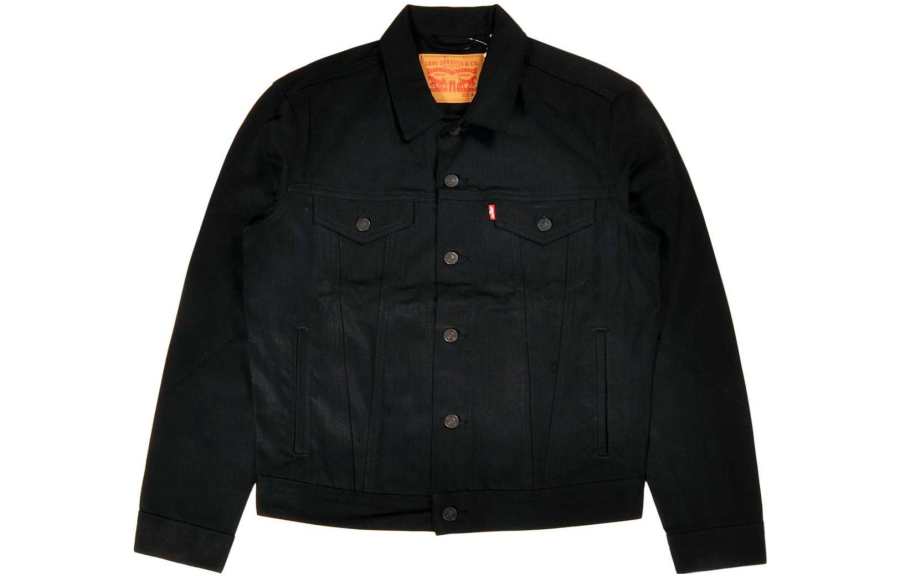 Levis Levis Jackets Men's Black Lapel Moderate Other