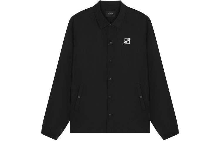WE11DONE WE11DONE graffiti-style logo-print shirt jacket