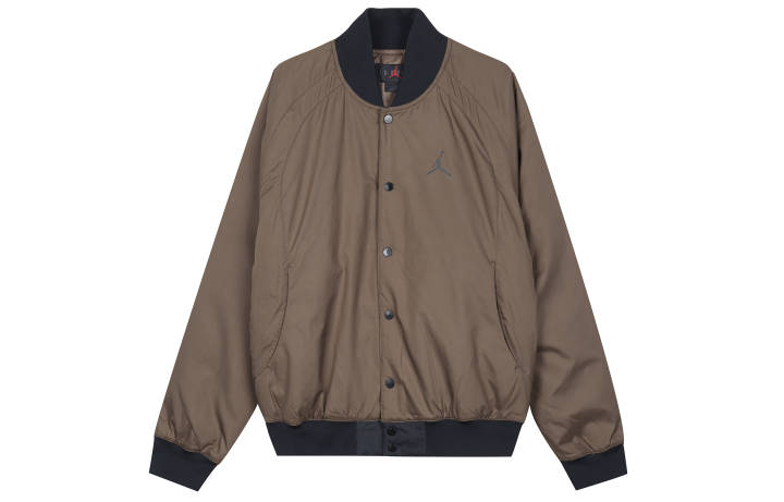 Jordan Jordan Jackets Men's Brown Baseball Collar Moderate