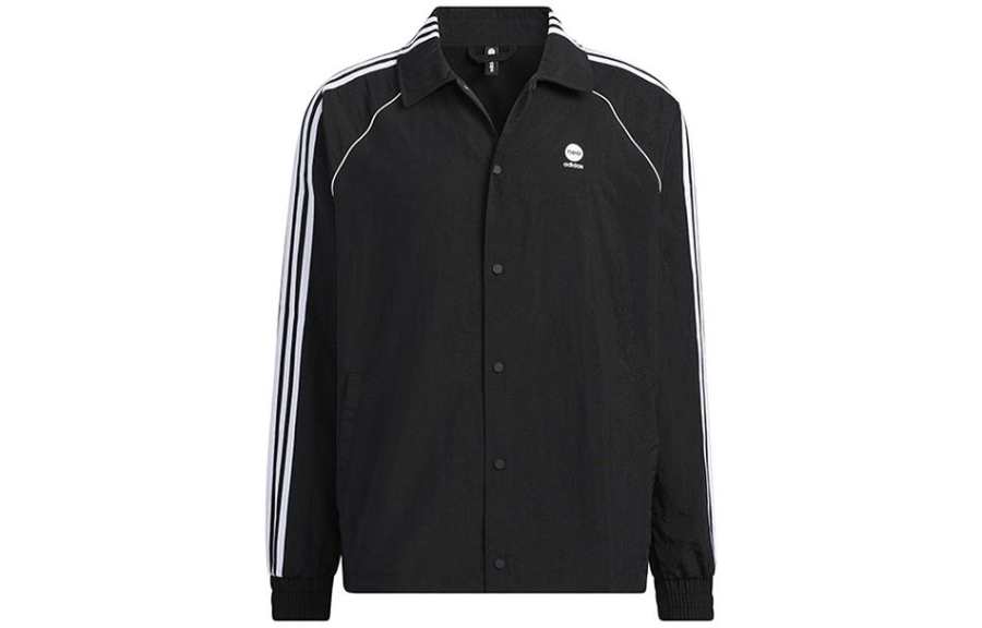 Adidas Neo Jackets Men's Black Lapel Moderate Other
