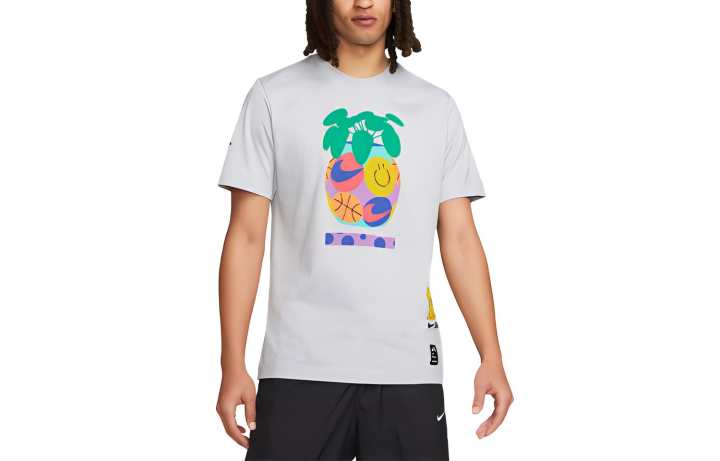 Nike Nike T Shirt Asian Version Men's Gray