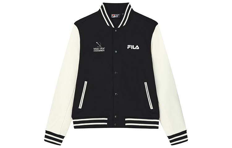 FILA Jackets Men's Legend Blue Stand Collar Moderate Other