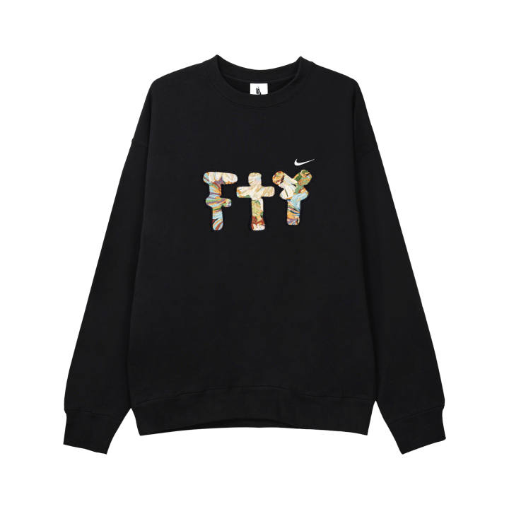 Nike Nike Sweatshirts Unisex Black Crew Neck Moderate Regular