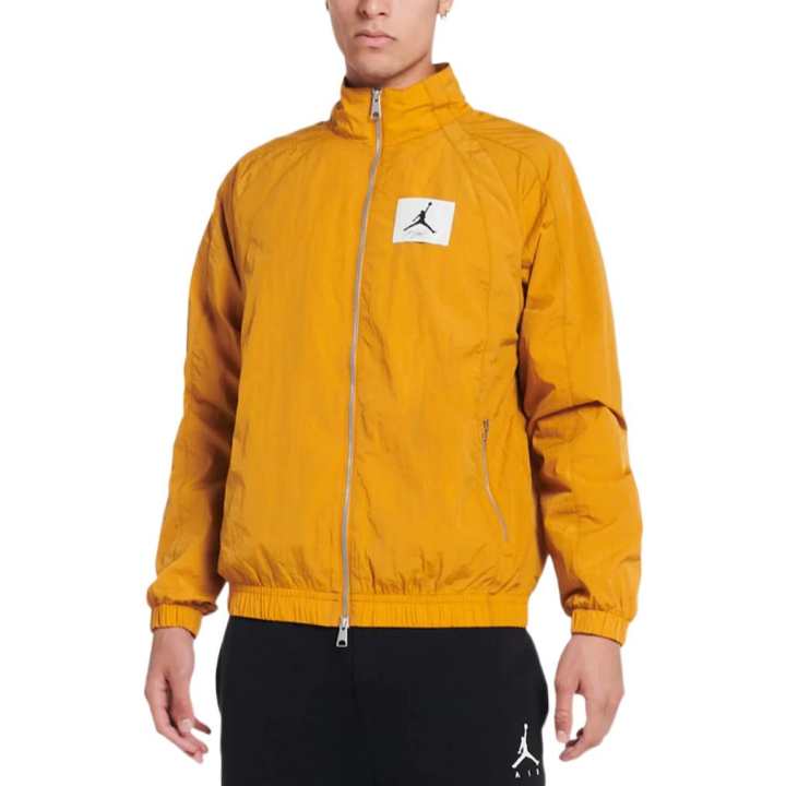Jordan Jordan ESSENTIALS Jackets Men's Yellow Stand Collar Moderate Other