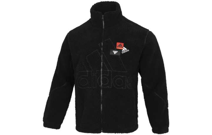 Adidas Adidas Jackets Men's Black Stand Collar Moderate Other