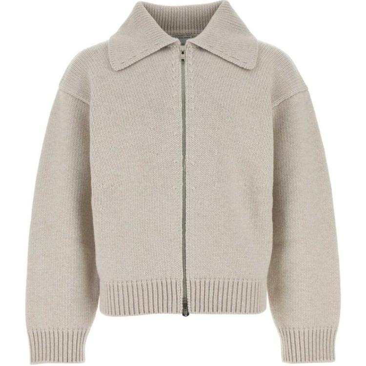Bottega Veneta Zip Up Knitted Cardigan