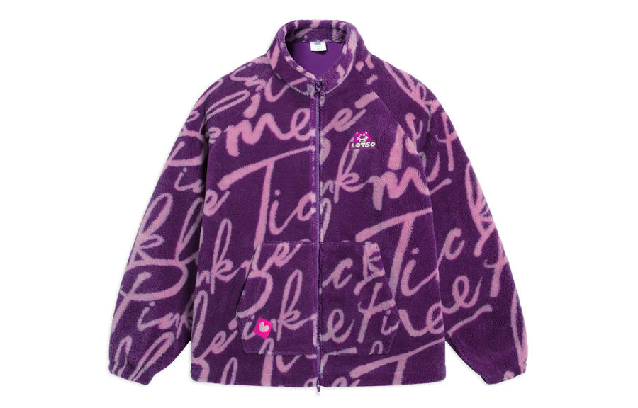 Li-Ning Li Ning x Disney Jacket Unisex Purple/Lotus Purple Print