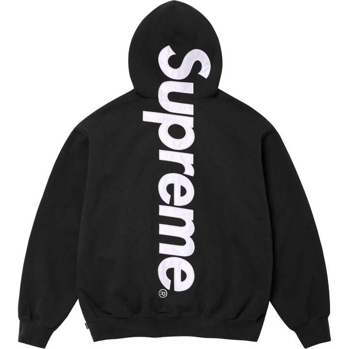 Supreme Supreme satin-appliqué "Light " hoodie