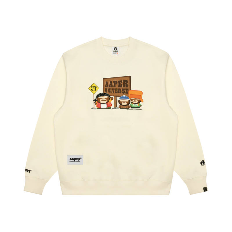 Aape Aape Aaper Crew Neck Sweatshirt