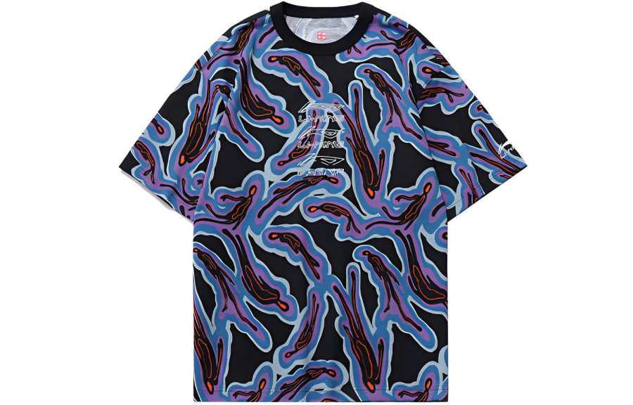 Li-Ning Li Ning T Shirt Men's Multicolor
