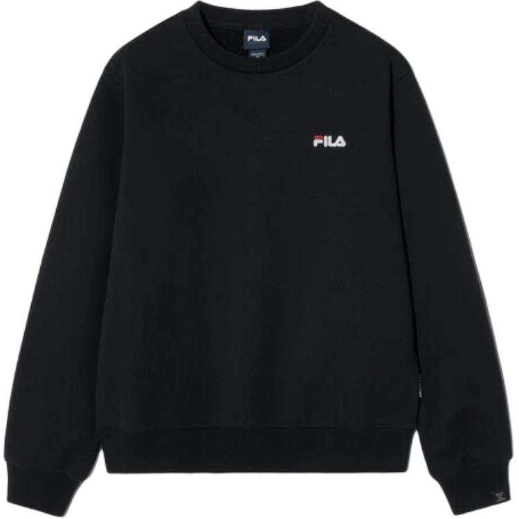 FILA Sweatshirts Unisex Black Crew Neck Moderate