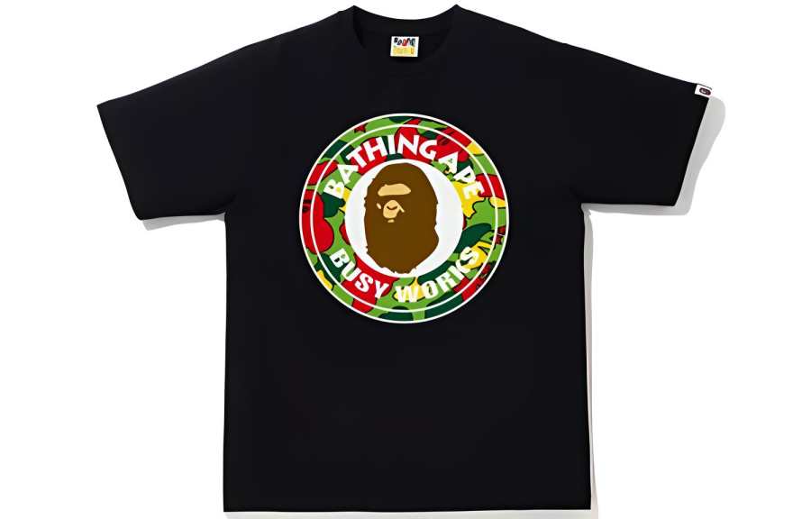 A BATHING APE Bape Sta Camo Busy Works Tee