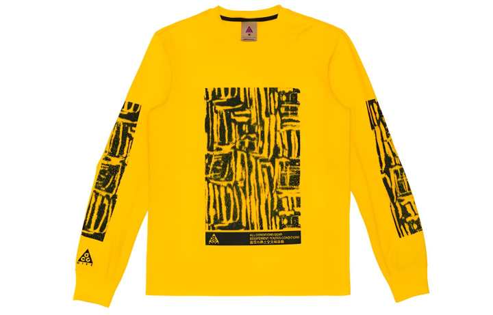 Nike Nike Sweatshirts Men's Yellow Crew Neck Moderate Other
