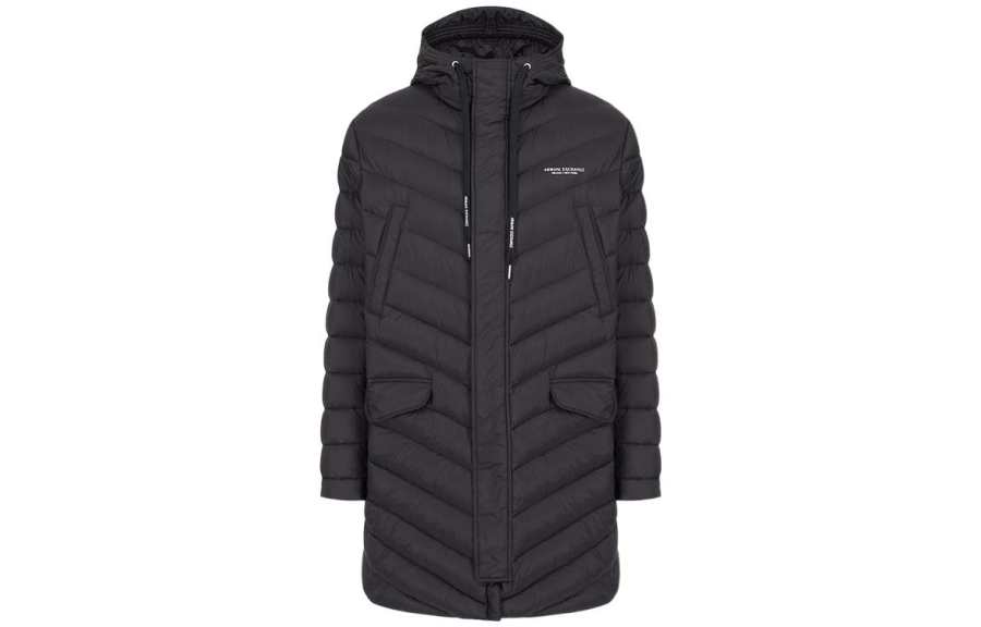 ARMANI EXCHANGE Logo-print Padded Coat