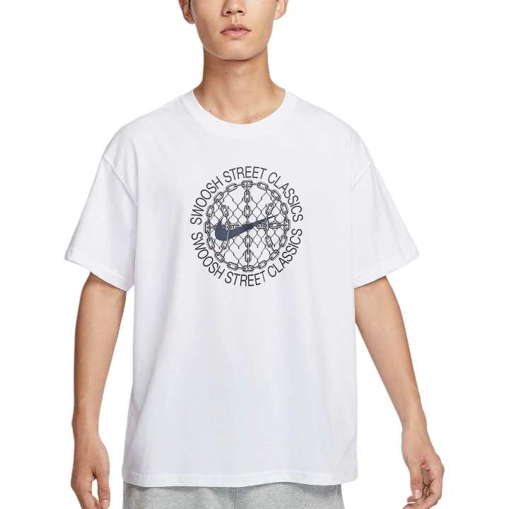 Nike Nike T Shirts Men's White Crew Neck Moderate