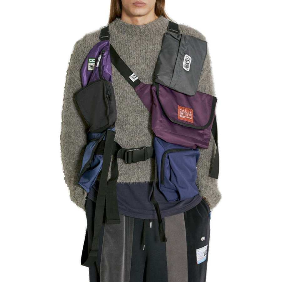 Maison Mihara Yasuhiro Bag Detailed Vest