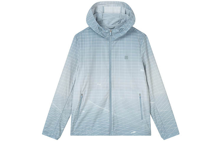 FILA Jackets Men's Bamboo Luck Blue Hooded Moderate Other