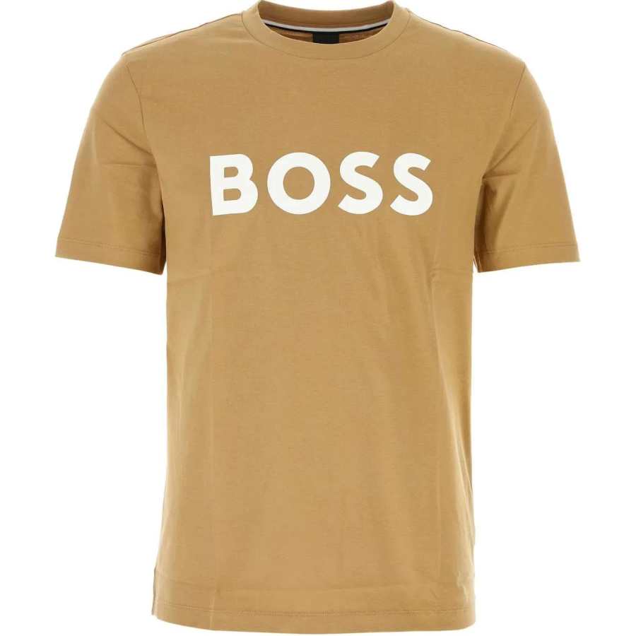 HUGO BOSS 【Replicated_PMPrevious Season】logo-print cotton T-shirt