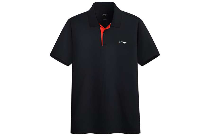 Li-Ning Li Ning Polo Shirts Men's Polo Collar Moderate Straight Fit
